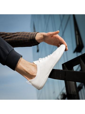 GROUNDIES ACTIVE KNIT White | Barefoot sportovní tenisky