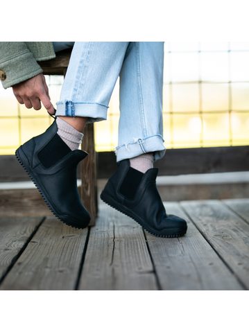 XERO SHOES RIDGEWAY CHELSEA Black | Chelsea barefoot boty