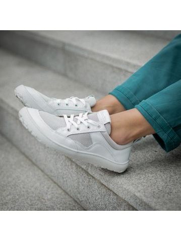 FRODDO TENISKY GEO LACES White | Sportovní barefoot tenisky