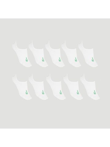 NEVIDITELNÉ BAREFOOT PONOŽKY BAMBUS Bílé 10 kusů