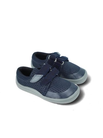 BEDA TENISKY BF 0001/ST/W/OT PHILIP Dark Blue | Dětské barefoot tenisky