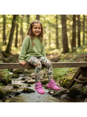 BEDA VYŠŠÍ ZIMNÍ BF 0004/W/SO/MK LUC Black/Grey | Dětské zimní zateplené barefoot boty