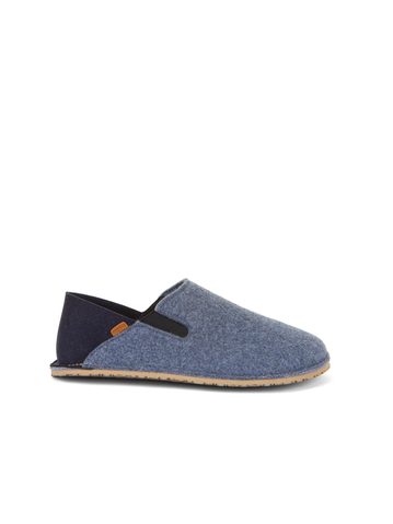 FRODDO SLIP-ON WOOLY Denim | Barefoot přezůvky 1