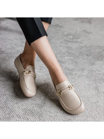 SHAPEN MOKASÍNY VERSA Regular Beige | Dámské barefoot mokasíny