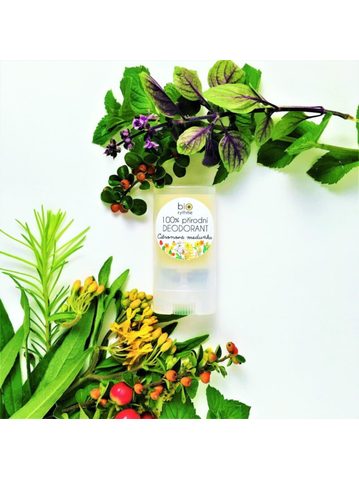 BIORYTHME 100% PŘÍRODNÍ DEODORANT PAPÍROVÝ OBAL BEZSODÝ MALÝ Citronová meduňka