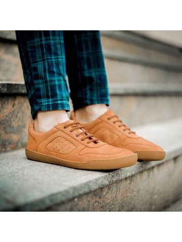 CRAVE LONDON 2.0 Cognac | Barefoot tenisky
