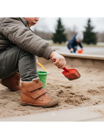 BUNDGAARD PETIT WINTER Navy | Children's winter insulated barefoot boots