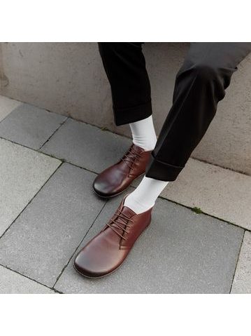 ROUNDIES MILANO MEN Camel | Kotníkové barefoot boty
