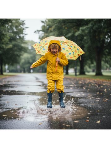 BUNDGAARD MALIK Navy Dino | Dětské zateplené barefoot holínky