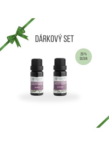 AROMATERAPEUTICKÝ DÁRKOVÝ SET Proti nemoci Éterické oleje Imunita a Respirant