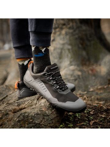 GROUNDIES ALL TERRAIN LOW 2.0 Black | Barefoot outdoorové boty