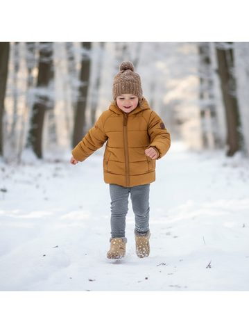 BUNDGAARD BLOOM Black | Dětské zimní zateplené barefoot boty