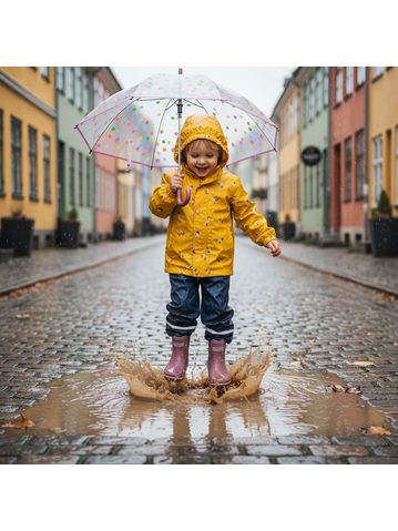 BUNDGAARD MALIK Navy Dino | Dětské zateplené barefoot holínky