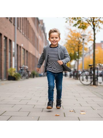 BUNDGAARD BLOOM Black | Dětské zimní zateplené barefoot boty