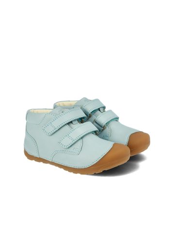 BUNDGAARD PETIT VELCRO Jeans Mint | Dětské celoroční barefoot boty