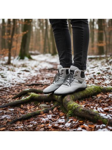 LEGUANO CHESTER Grey | Kotníkové barefoot boty