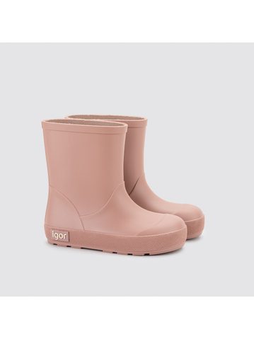 IGOR HOLÍNKY Dusty Pink | Dětské barefoot holínky 2