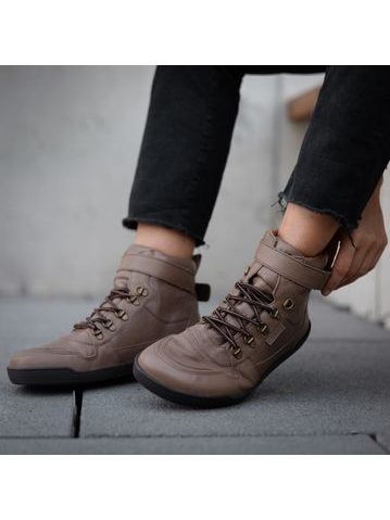 CRAVE GLASGOW 2.0 Brown | Kotníkové barefoot boty