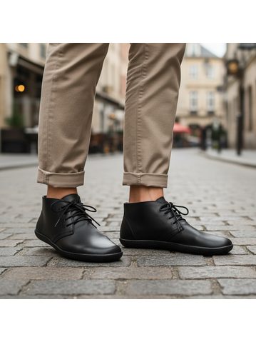 GROUNDIES CAMDEN Black | Dámské barefoot chelsea