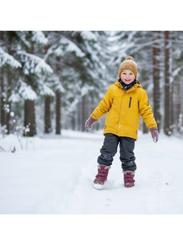 FRODDO UP TEX WINTER Dark Blue | Dětské zimní zateplené barefoot boty