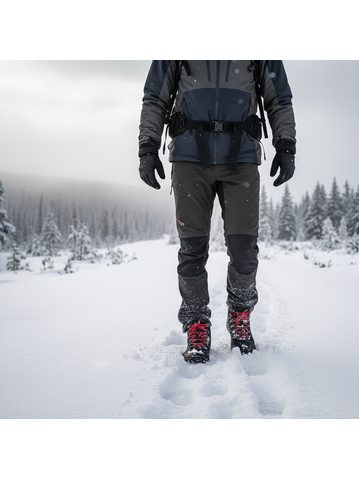 ANGLES ORPHEUS ZIP WINTER Black | Winter Insulated Barefoot Shoes