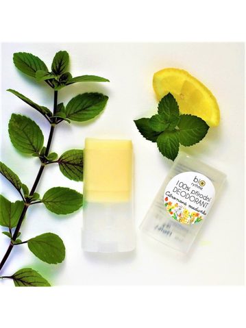 BIORYTHME 100% PŘÍRODNÍ DEODORANT PAPÍROVÝ OBAL BEZSODÝ MALÝ Citronová meduňka