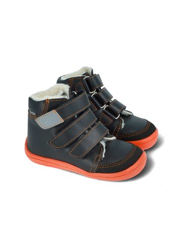BEDA ZIMNÍ VYŠŠÍ Blue Mandarin | Dětské zimní zateplené barefoot boty