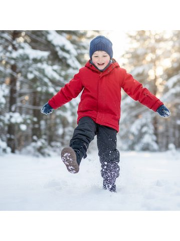 FRODDO UP TEX WINTER Dark Blue | Dětské zimní zateplené barefoot boty