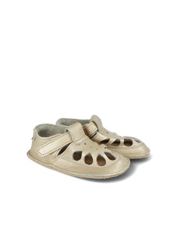 BABY BARE SANDÁLKY/BAČKORY SUMMER IO Shimmer Gold 2
