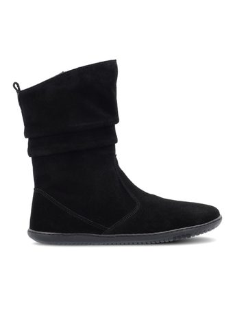 GROUNDIES ODESSA Barefoot+ Black | Dámské barefoot kozačky