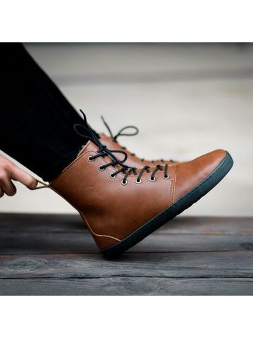 CRAVE GLASGOW 2.0 Black | Kotníkové barefoot boty