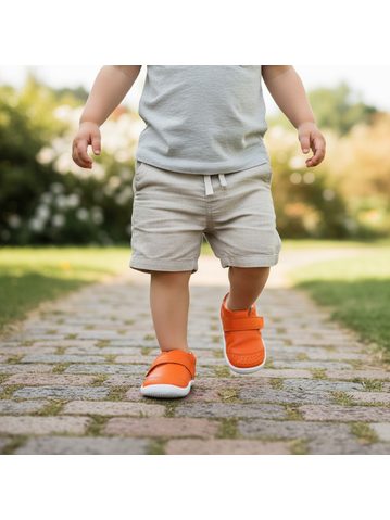 BOBUX XPLORER MARVEL ARCTIC Caramel | Dětské první zateplené barefoot botičky