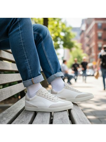 GROUNDIES PANAMA Espresso/Zebra | Dámské barefoot tenisky