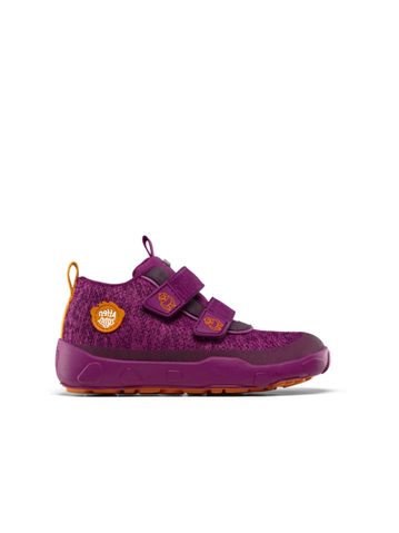 AFFENZAHN LOWBOOT KNIT HAPPY BIRD Berry Yellow 1