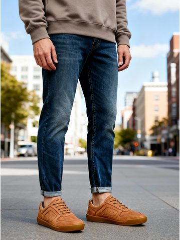 CRAVE LONDON 2.0 Cognac | Barefoot tenisky