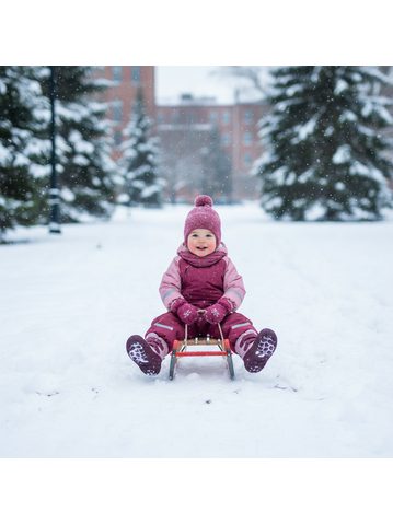 AFFENZAHN MIDBOOT VEGAN COMFY BUNNY Green | Dětské barefoot zateplené boty