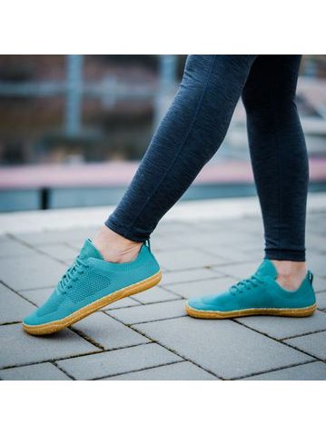 GROUNDIES ACTIVE KNIT WOMEN Torquois Jade | Dámské barefoot sportovní tenisky