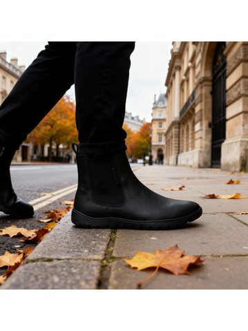GROUNDIES EVERYDAY CHELSEA 2.0 Black | Dámské barefoot chelsea
