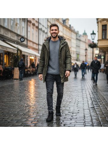 LEGUANO CHESTER Light Black | Kotníkové barefoot boty