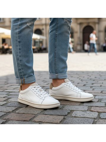 LEGUANO SPINWYN White | Barefoot sportovní tenisky