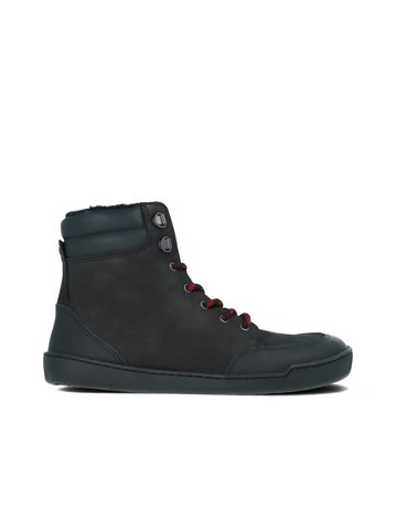 CRAVE VERMON Black | Zimní barefoot boty