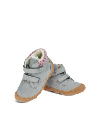 RICOSTA NICO Frost/Rose | Dětské zimní zateplené barefoot boty