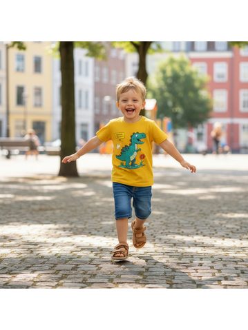 FRODDO SANDAL FLEXY FLOWER Gold Shine | Barefoot sandály