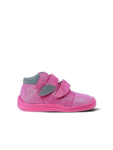BEDA CELOROČNÍ VELUR BF0001/W/M/TS/2 JANETTE - užší pata | Dětské celoroční barefoot boty