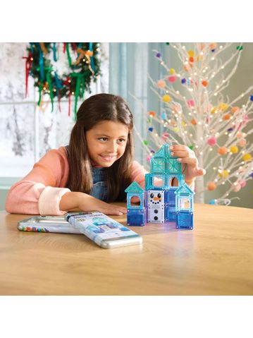 MAGNETICKÁ STAVEBNICE MICROMAGS WINTER WONDERLAND TRAVEL SET 26 DÍLŮ