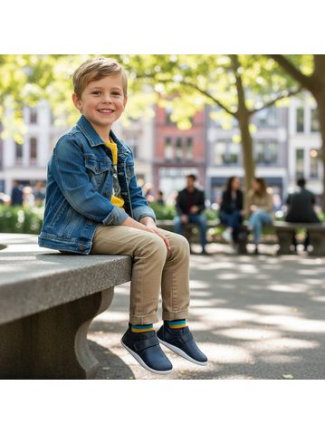 BOBUX XPLORER MARVEL ARCTIC Caramel | Dětské první zateplené barefoot botičky