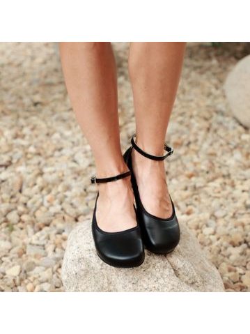 SHAPEN BALERÍNKY TULIP III Wide Black | Dámské barefoot baleríny