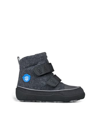AFFENZAHN COMFY WALK WOOL MIDBOOT DOG Grey | Dětské zimní zateplené barefoot boty