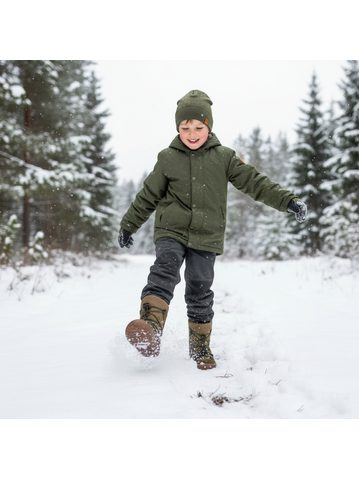 FRODDO VYŠŠÍ KOŽENÉ ZIMNÍ TEX LACES Black | Zimní zateplené barefoot boty