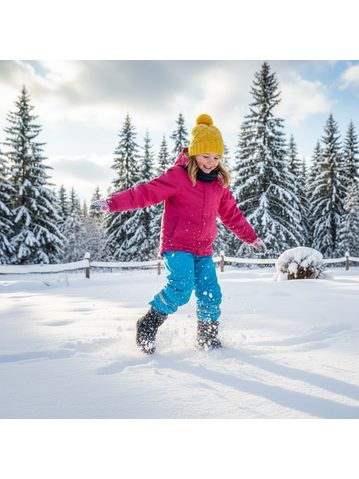 BOBUX XPLORER MARVEL ARCTIC Cerise | Dětské první zateplené barefoot botičky